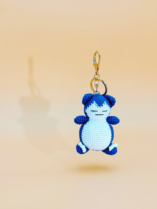 Snor Bear Monster Keychain | Crochet Keychain Gamer Gift