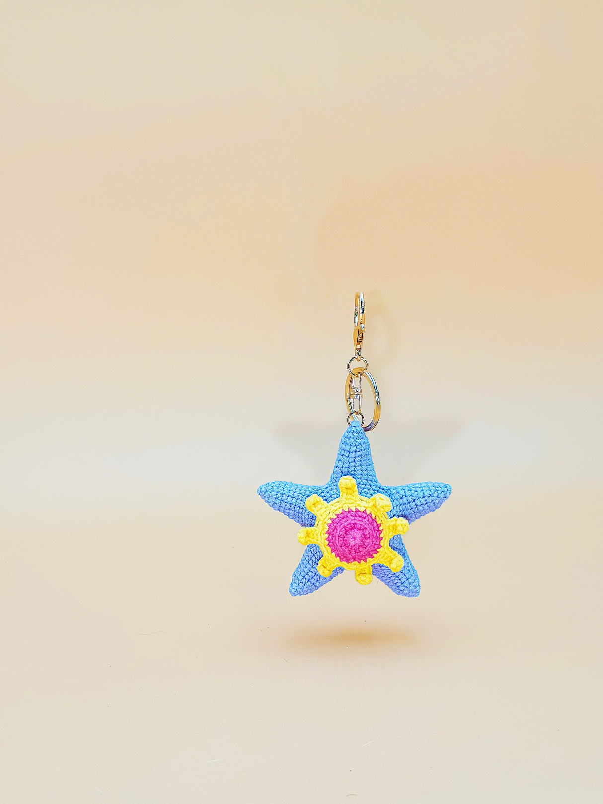Star Evolve Monster Keychain | Crochet Keychain Gamer Gift