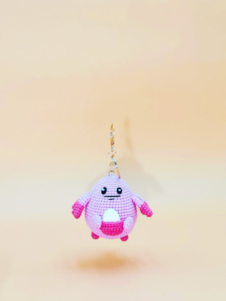 Nurse Monster Keychain | Crochet Keychain Gamer Gift