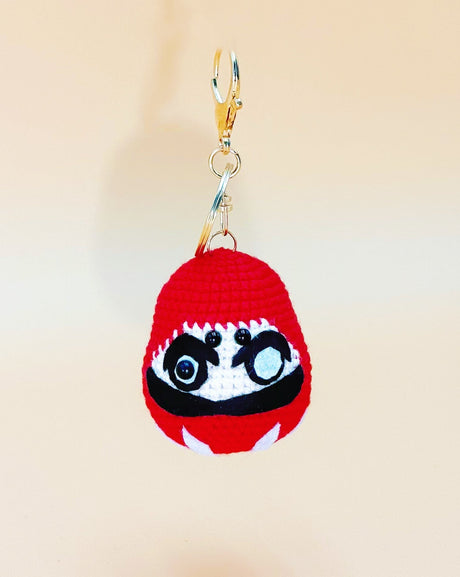 Daruma Keychain | Cute Crochet Keychain