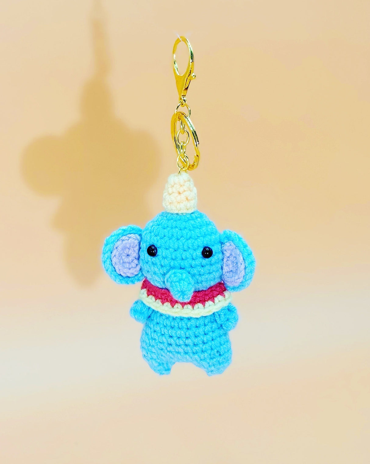 Elephant Keychain | Cute Crochet Keychain