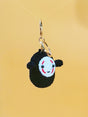 Masked Spirit handmade crochet keychain