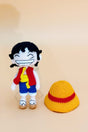 Pirate Boy Figure (13cm) | Crochet Keychain Anime Gift