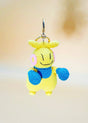 Yellow Monster Keychain | Crochet Keychain Gamer Gift