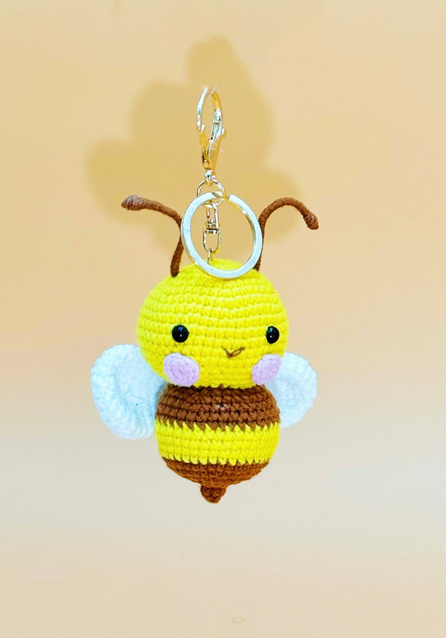 Bumblebee Keychain | Cute Crochet Keychain