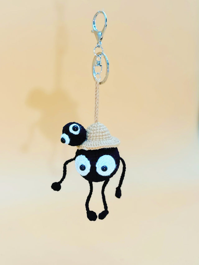 Soot Keychain | Crochet Keychain Anime Gift