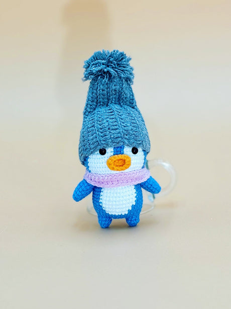 Penguin Figure (13cm) | Crochet Keychain Anime Gift