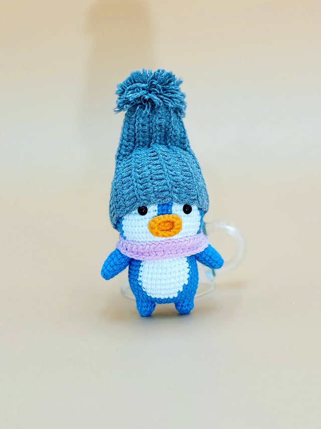 Penguin Figure (13cm) | Crochet Keychain Anime Gift
