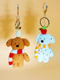 Holiday Dog | Cute Crochet Keychain