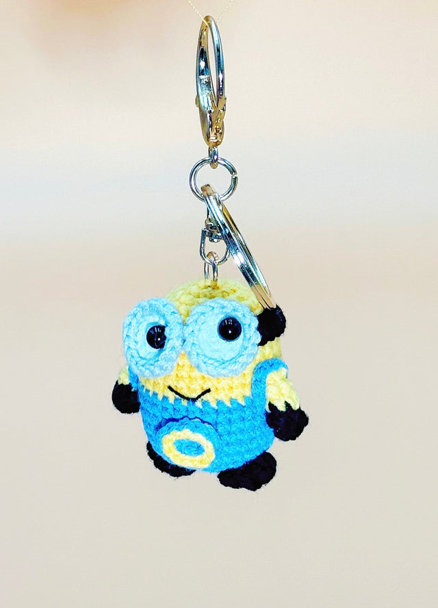 Minion Keychain | Crochet Keychain Anime Gift