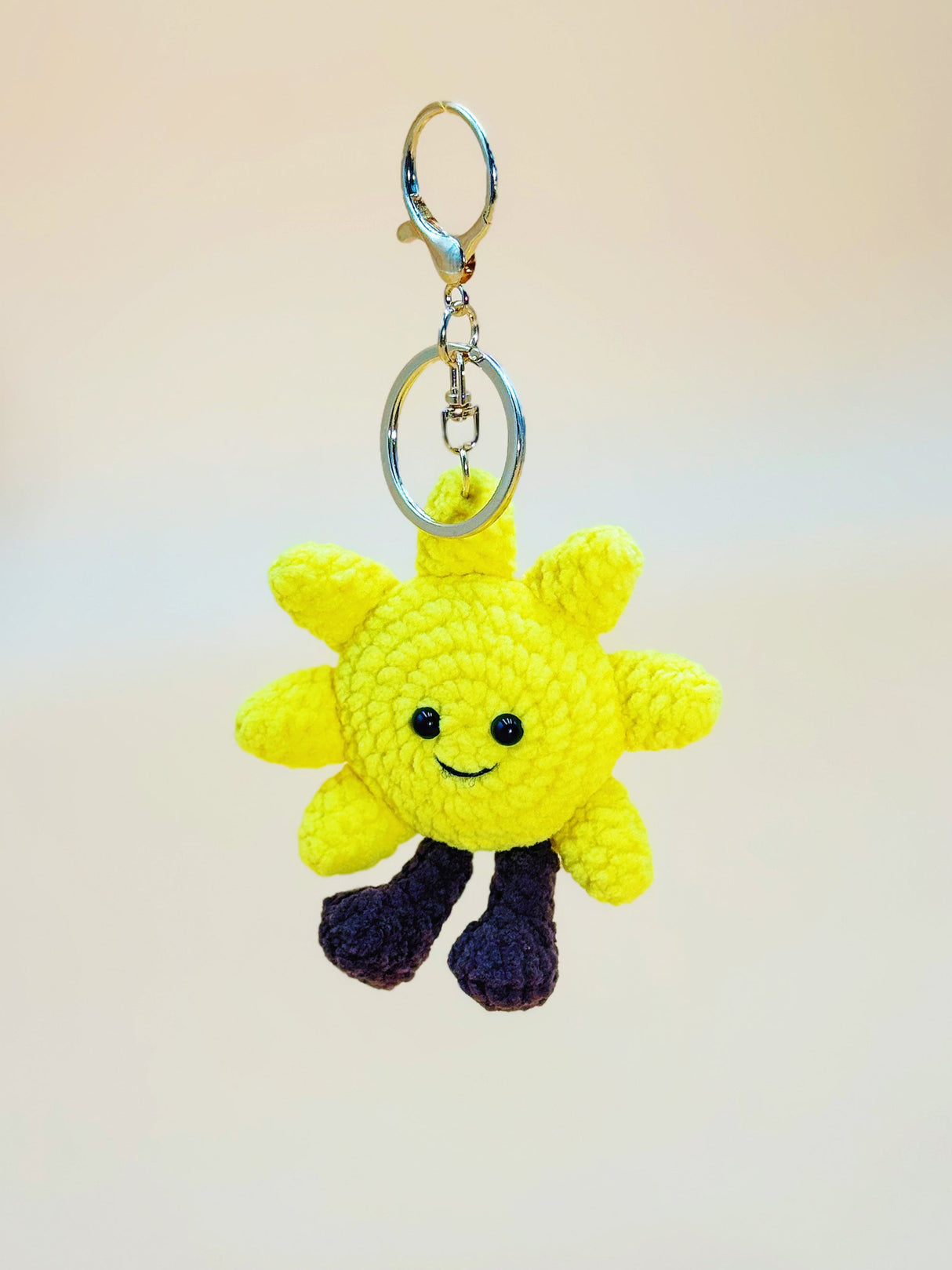 Sun Keychain | Cute Crochet Keychain