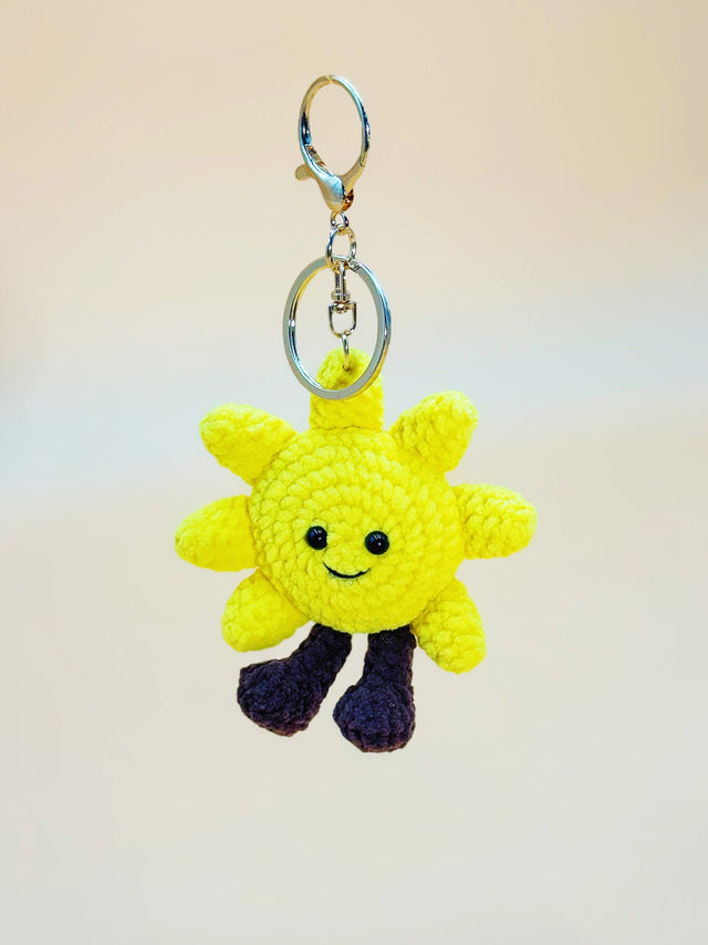 Sun Keychain | Cute Crochet Keychain