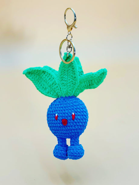 Odd Grass  (Squeezing sound) Keychain | Crochet Keychain Gamer Gift