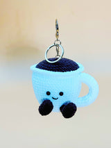 Coffee Cup Keychain | Cute Crochet Keychain