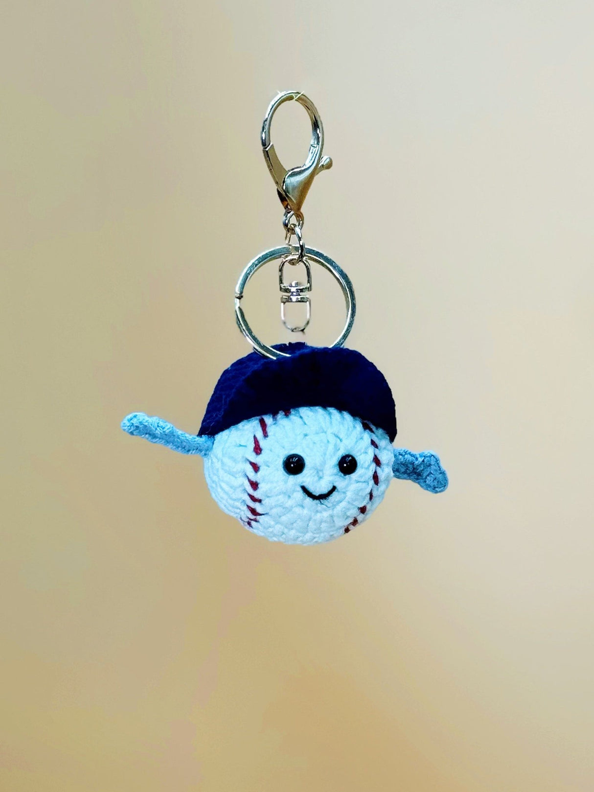 Baseball Keychain | Crochet Keychain Anime Gift