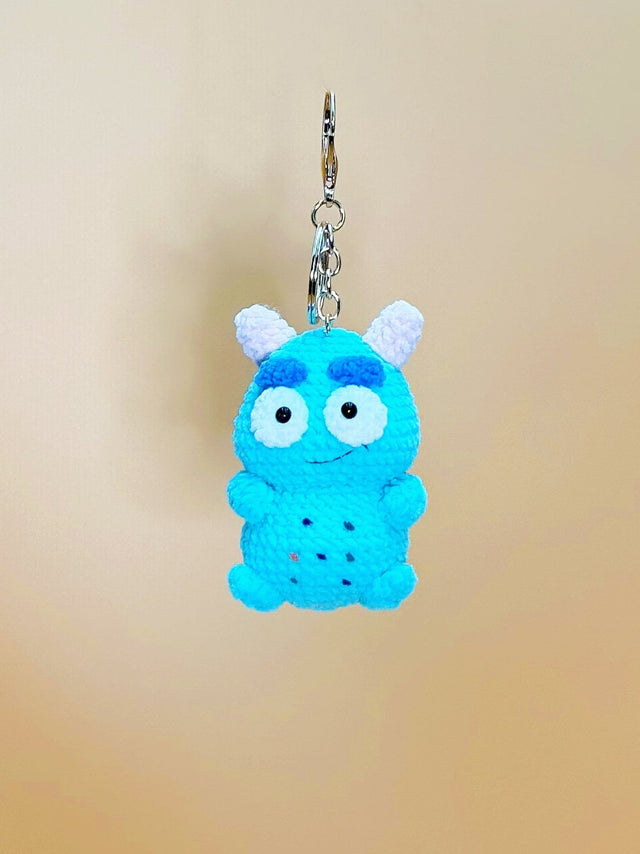 Toy Monster Keychain | Crochet Keychain Gamer Gift