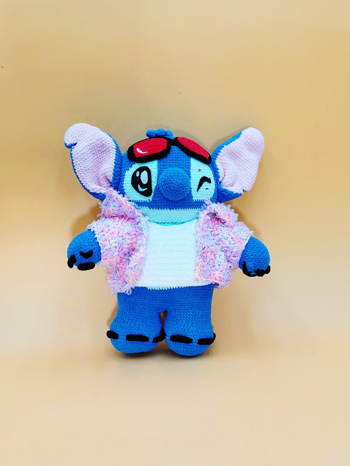 Stitch  (Jumbo Size) Plushie | Crochet Flower Pot Home Decor