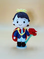 Little Prince Figure (18cm) | Cute Crochet Keychain