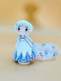 Princess Frozen (Long Dress Version) | Crochet Keychain Anime Gift
