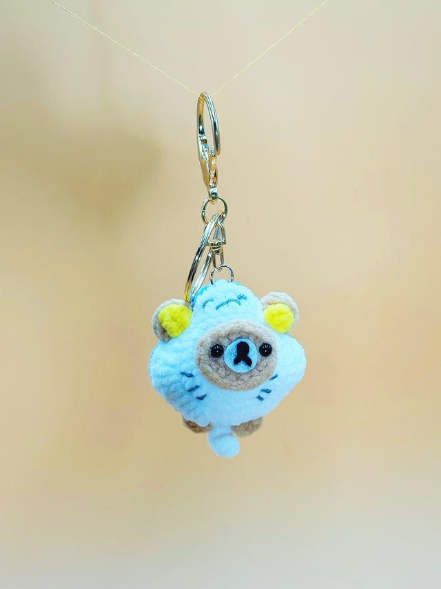 Rilakkuma x Manta Keychain | Crochet Keychain Anime Gift