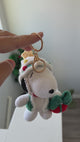 XMas Snoopy Crochet Keychain