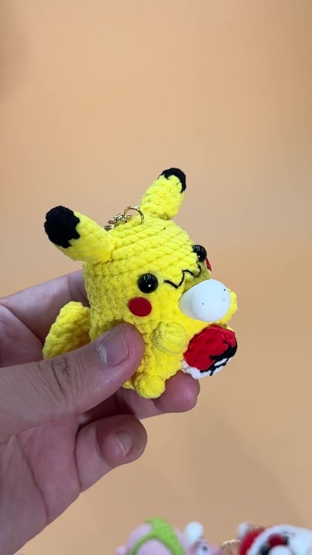 Bubble Series Crochet Keychain