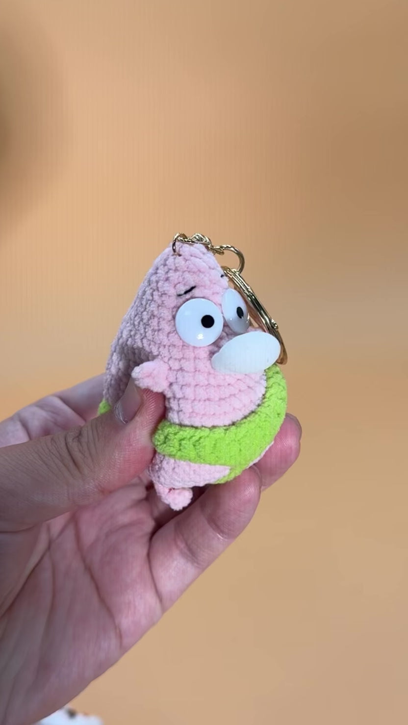 Bubble Series Crochet Keychain